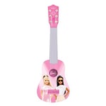 Lexibook K200BB Barbie, My First Guitar for Children, 6 Nylon Strings, 21’’ Long, Guide Included, Pink