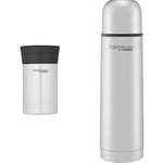 Thermos Thermocafe 0.5 Litre Stainless Steel Food Flask Darwin, 186816 & Thermocafe Stainless Steel Flask, Silvr, 0.5 L