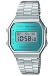 Casio Silver Unisexs Digital Watch Casio Collection Retro A168WEM-2EF