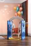 Indoor Toddler Swing with Basketball Hoop