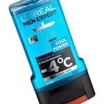 LOreal Men Expert Icy Caps Shower Gel Body Face Hair 300ml Cool Power MENS