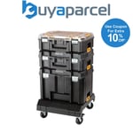 Dewalt TSTAK VI Deep Tool Storage Case + Drill Case + Organiser + Cart Trolley