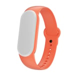 Straps for Xiaomi Mi Smart Band 5, Colourful Replacement Watch Bracelet Silicone Strap for Xiaomi Mi Band 5 - Orange
