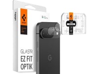 Spigen Glas.Tr Ez Fit Optik, Google, Google Pixel 9 (2024), Dammresistent, Reptålig, Transparent, 2 Styck