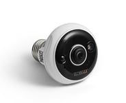 Technaxx 4583 Easy IP-Cam FullHD TX-58, FullHD indoor security camera for a lamp base E27, White