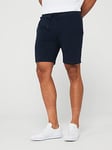Hackett Essential Sweat Shorts, Navy, Size L, Men