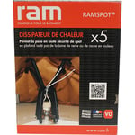 RAM - 5 spot dissipateur de chaleur pour spot encastré