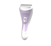 Remington Smooth and Silky Cordless Battery Powered Wet and Dry Lady Shaver, Electric Razor with Bikini Trimmer