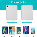 ESR Rebound Magnetic Trifold Smart Case - iPad Pro 11" 2018 and 2020 Silver Grey