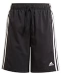Adidas 3-Stripes Woven Boy Shorts JR Black/White (Storlek 128)
