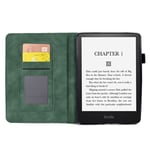 Amazon Kindle Paperwhite Signature Edition (2023) Snyggt fodral med kortfack, grön