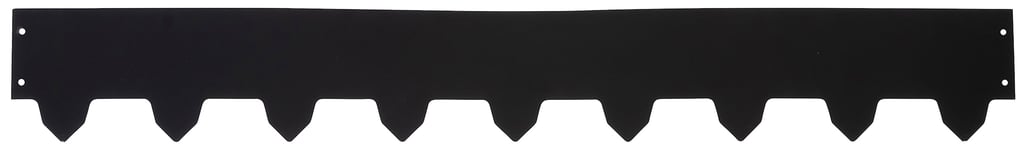 Västbo Gräskantlist Galv/svart 3x119 cm Höjd 16 cm -