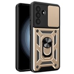 Samsung Galaxy A36 5G Skal med Stativ - Guld