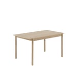 Muuto - Linear Wood Table 140 cm, Oak - Träfärgad - Matbord - Trä