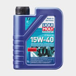 Liqui Moly Mineralolja till 4-takt & inombordare Marine 4T Motor Oil 15W-40, 1 liter