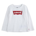 Levi's Kids l/s Batwing Tee Baby Girls, White, 9 Months