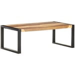 Les Tendances - Table basse 110x60x40 cm Bois solide