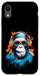 iPhone XR Groovy Ape DJ: Monkey Beats Headphones Case