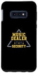 Coque pour Galaxy S10e Funny Music Dealer Security Un producteur de musique et des ingénieurs du son