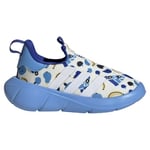 adidas Unisex Baby Monofit Slip-On Shoes Sneaker, Ivory/Cloud White/Blue Burst, 7.5 UK Child