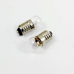10-pack med E10-skruvbas för ficklampa, 2,5 V 0,3 A (YJD)