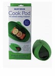 Neat Ideas COOK POD Green 11” x 5” For Microwave Or Oven Steam Roast & Bake New
