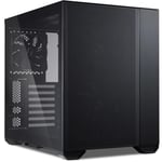 Lian Li O11 Air MINI Black ATX MidTower Gaming Case Tempered Glass, Support ATX/mATX/ITX, CPU Cooler Support upto 170mm, GPU Support Upto 362mm, 280mm Radiator Supported, Front: 2xUSB, 1xType C, HD Audio, 5 or 7x PCI Slots (depends on the b