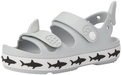 Crocs Crocband Cruiser Sandal K, Shark (Light Grey), 11 UK Child