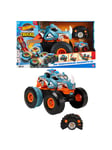 Monster Trucks HW Transforming Rhinomite RC In 1:12 Scale With 1:64 Scale Toy Truck