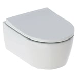 Banyo - CombiPack Geberit Icon xs wc- suspendu, blanc, sans rebord, abattant-WC softclose, QuickRelease