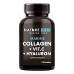 Nature Diet - Marine Collagen with Hyaluronic Acid and Vitamin C, 180 tablets,