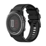 Garmin Fenix​​3 Silikonklokkerem, 26 mm - Svart