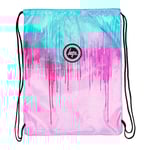 Hype Drips dragsnöre väska One Size Rosa/Mint Pink/Mint One Size