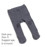 6-24month Baby Tights Pantyhose Diamond Dark Grey S
