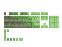Glorious GPBT Keycaps - 115 PBT keycaps, ISO, Nordic-Layout, Olive