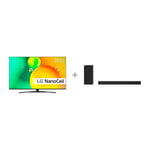 LG 65NANO76 65" 4K NanoCell TV + LG SPD7 3.1.2 Dolby Atmos Soundbar -tuotepaketti