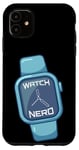 Coque pour iPhone 11 Watch Nerd I Horologist Montre Montre Smartwatch