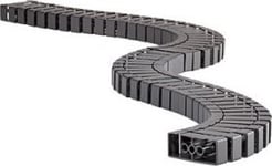 Bachmann Cable Snake Flex Ii - Flexibelt Kabelrör - 1 M - Svart