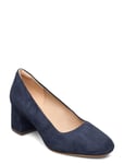 Clarks Sheer Rose 2 Shoes Heels Pumps Classic Blå [Color: NAVY SUEDE ][Sex: Women ][Sizes: 36 ]