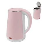 (Pink)Electric Hot Water Kettle Boil Dry Protection Hot Water Boiler Heater No