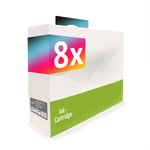 8x Ink for Canon Maxify MB-5455 MB-5350 iB-4050 MB-5050 MB-5450 MB-5150