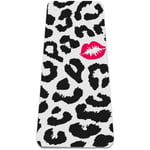 Yoga Mat - Sexy leopard print with red lips - Extra Thick Non Slip Exercise & Fitness Mat for All Types of Yoga,Pilates & Floor Workouts