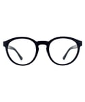 Emporio Armani Mens Sunglasses EA4152 56691W Matte Blue Clear with Sun Clip-ons - One Size