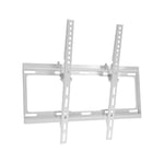 ProperAV Fixed Flat Wall TV Bracket 32'' 37" 40" 42" 43" 46" 50" 55'' Tilt 14° VESA Max 400x400 White