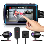 DV988 Waterproof Dual Channels 1080P Motorbike Wifi GPS Dash Cam Camera G-Sensor