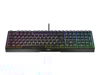 Cherry Xtrfy Mx 3.1 - Tangentbord - 100% - Full Size - Bakgrundsbelysning - Usb-C - Qwerty - Amerikansk - Tangentbrytare: Cherry Mx2a Brown - Svart