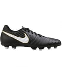 Nike Mens Tempo Rio IV FG Black Football Shoes - Size UK 6