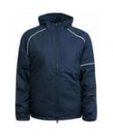 Nike ClimaFit Long Sleeve Zip Up Navy Blue Womens Hooded Jacket 261406 - Size Large