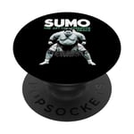 Sumo Wrestler - Force et art contemporain PopSockets PopGrip Interchangeable