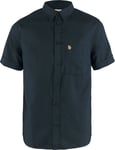 Fjällräven - Övik Travel Shirt SS Men - Dark Navy - L